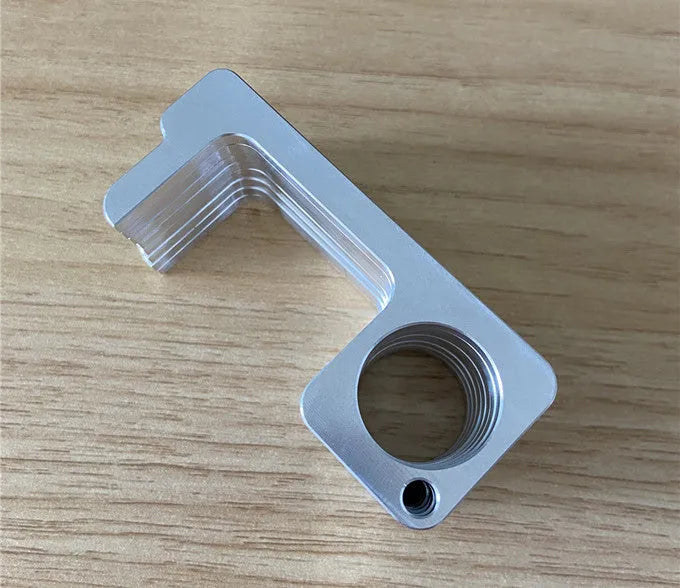 Antibacterial EDC door opener on key ring for public use