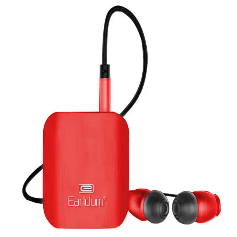 Bluetooth audio receiver for running headphones with Lavalier clip and multiple colour options