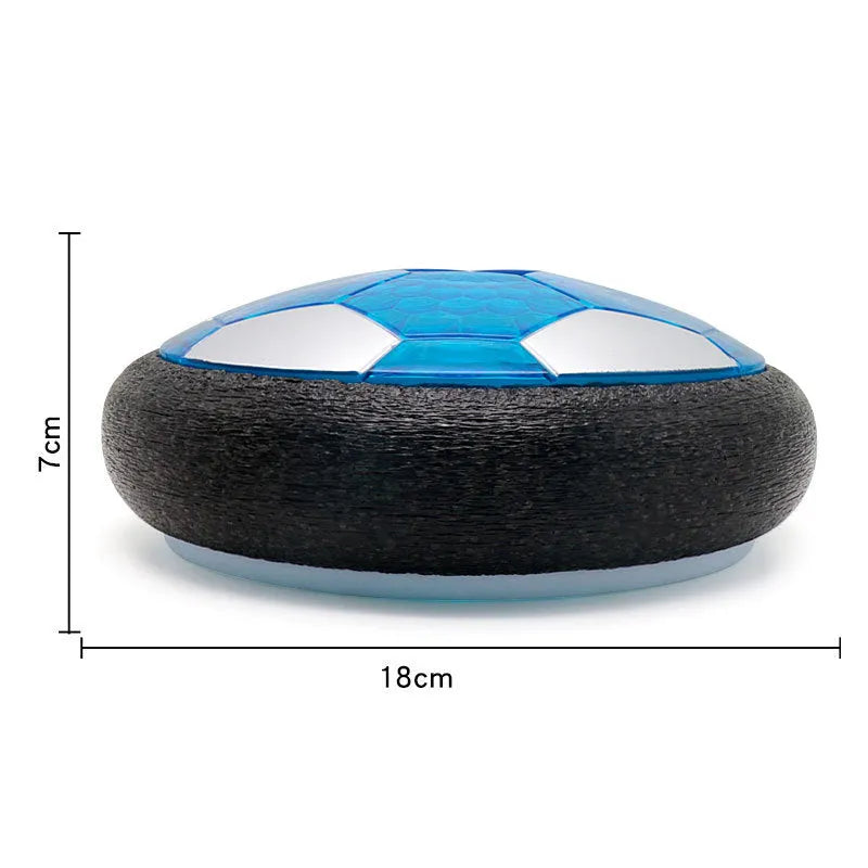 18cm plastic air cushion suspension football toy for teenagers with rechargeable battery