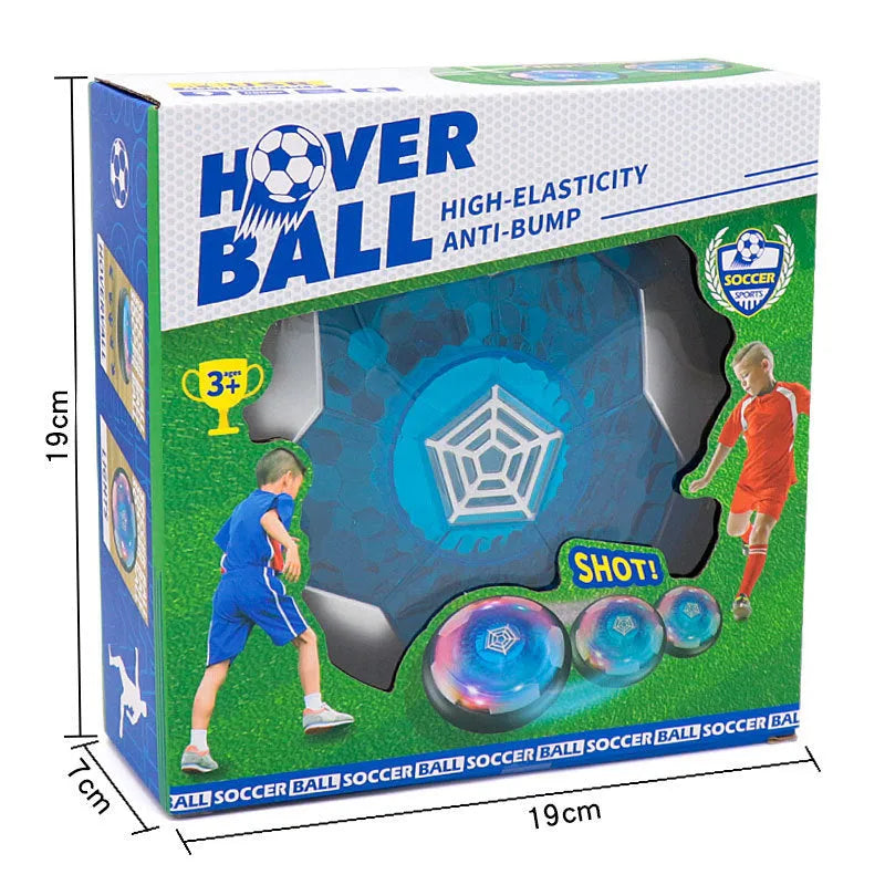 18cm plastic air cushion suspension football toy for teenagers with rechargeable battery