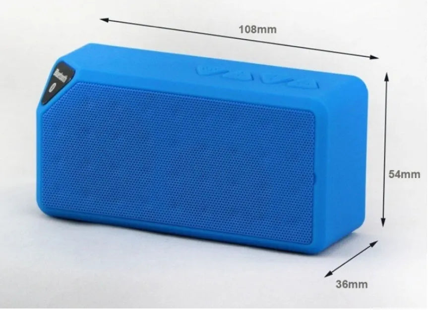 Cannon X3 wireless Bluetooth speaker in compact cube design showing colour options