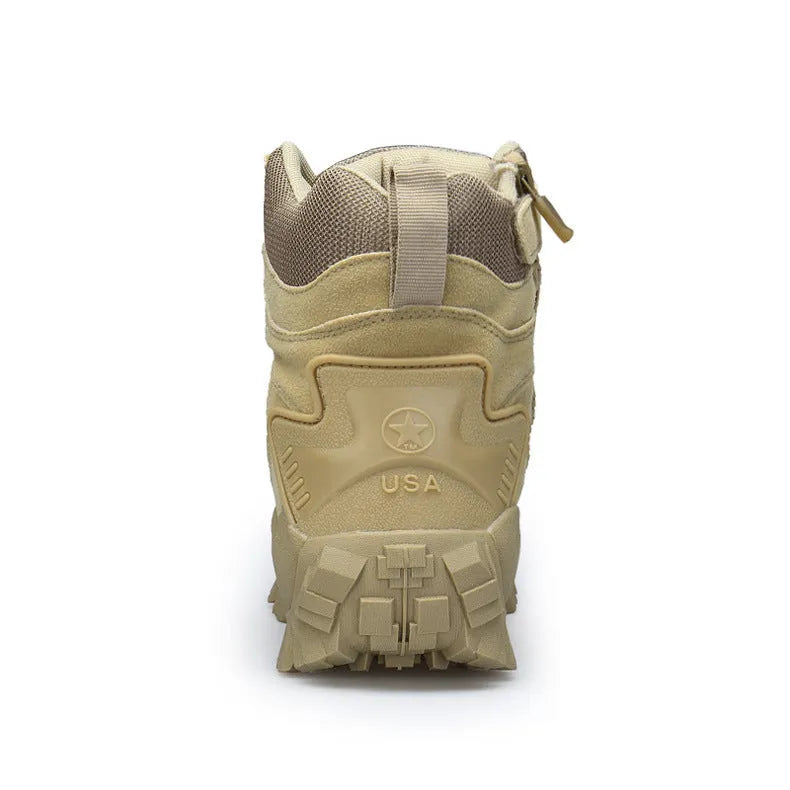 US Army Delta Tactical Boots for men in black or sand colour with rubber soles