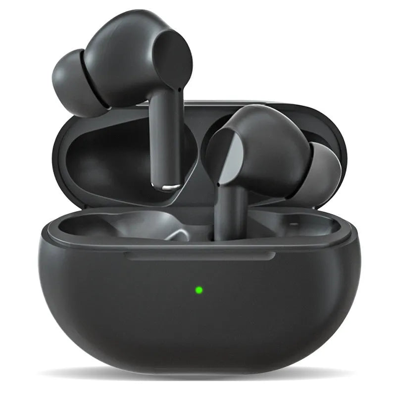 Pro4 Bluetooth wireless earbuds in charging case with charging cable