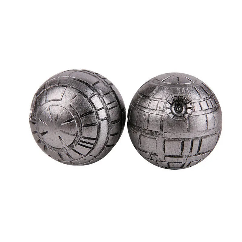 Three-layer zinc alloy and aluminium manual hand grinder 50mm silver grey