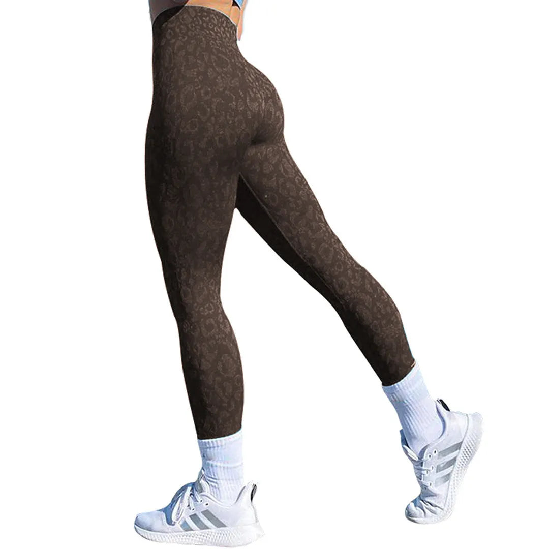 Women's push up booty leggings in camouflage pattern for gym workouts and yoga