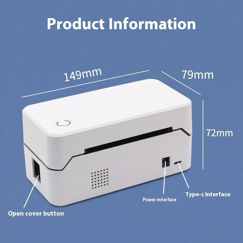 Thermal Express Single Electronic Surface Printer with Bluetooth, compact 149mm wide design for receipt printing