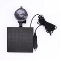Bluetooth wireless LED car display screen with aluminium frame showing animated graphics