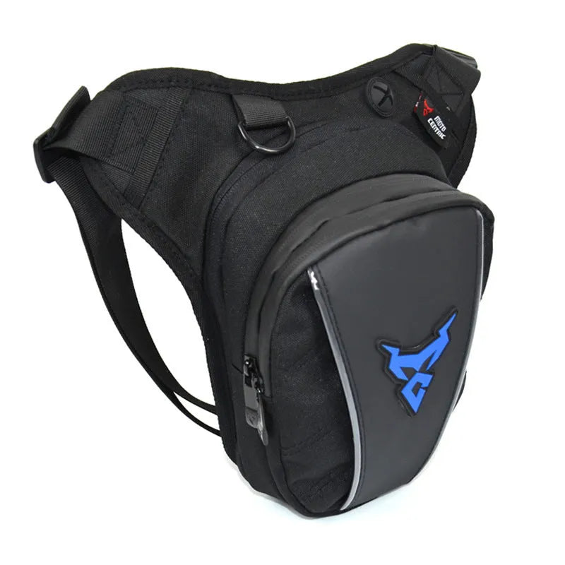 Motorcycle leg bag in 1200D Oxford cloth with 29cm dimensions for riding storage