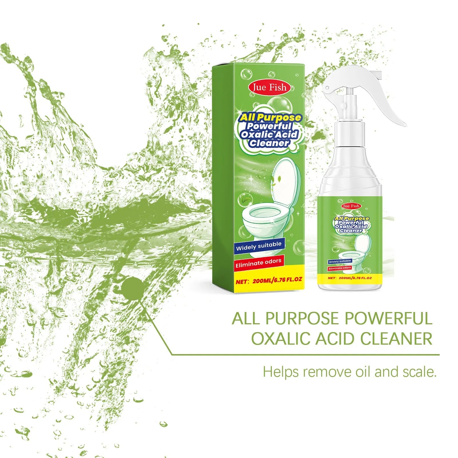 200ml bottle of multi-function heavy duty grease cleaning spray for kitchens.