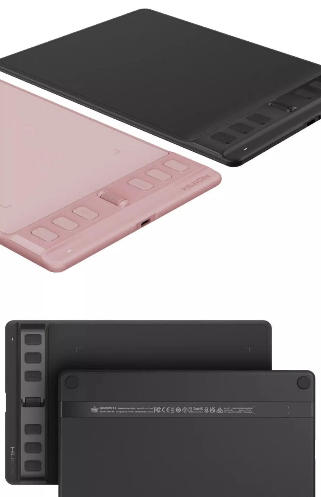 Hua Wang H641P black drawing tablet with PW110 pen for mobile phone sketching