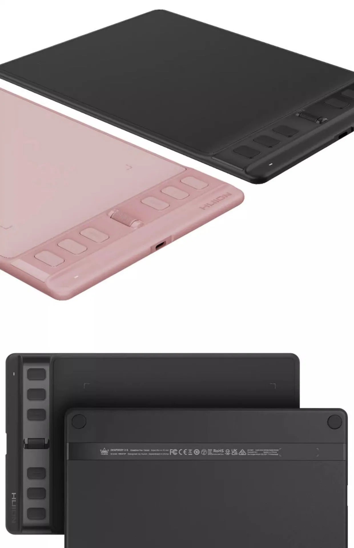 Hua Wang H641P black drawing tablet with PW110 pen for mobile phone sketching