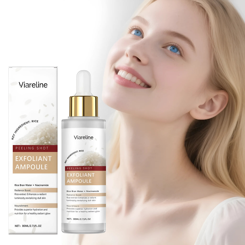 80ml bottle of cleansing and nourishing facial moisturising liquid with salicylic acid and hyaluronic acid.