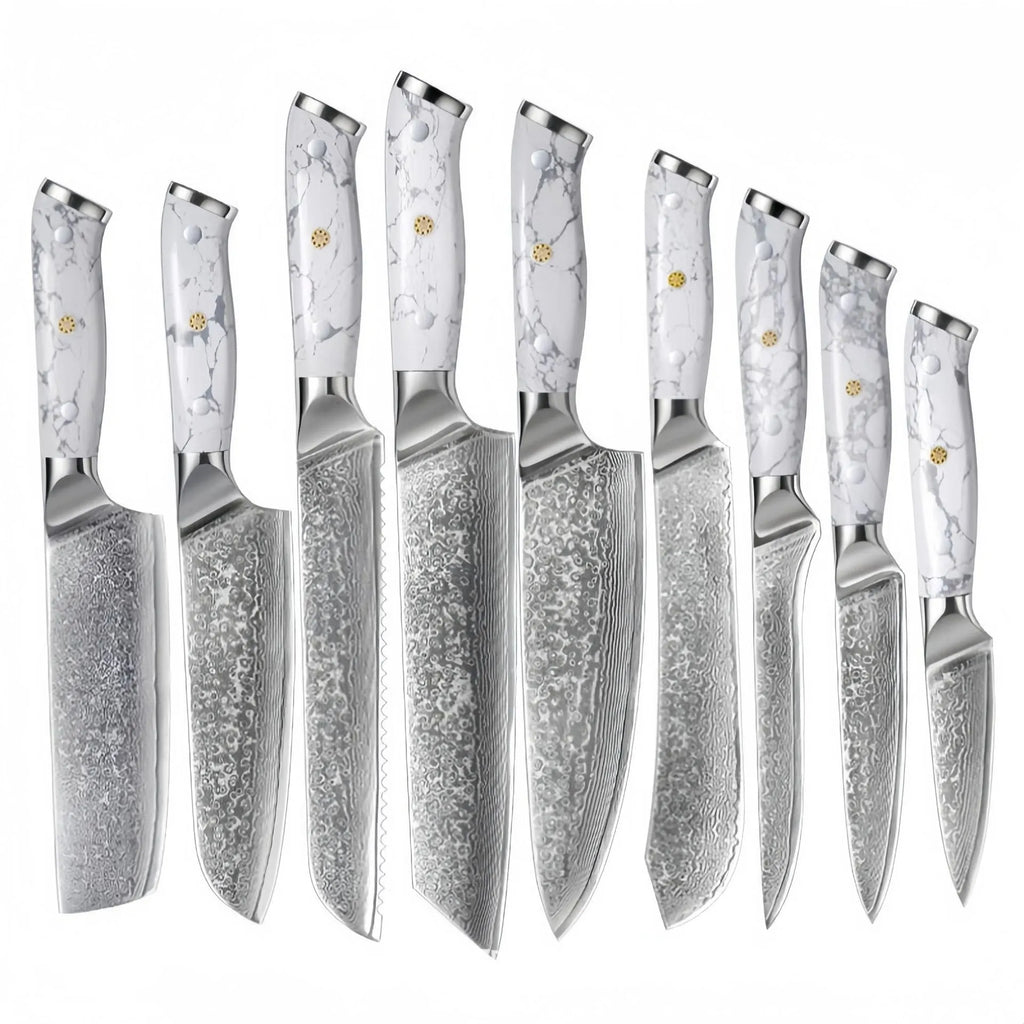 Damascus Special Household Combined Chef's Knife with 21cm VG10 steel blade and 11cm handle