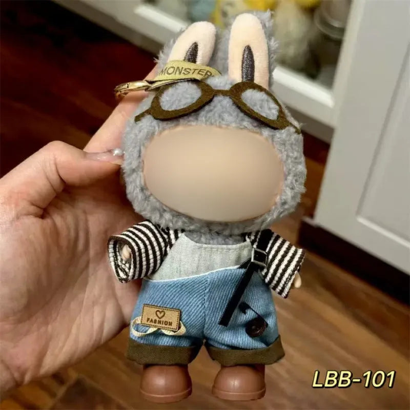 Plastic doll costume for 17cm tall vinyl figurines with LBB series style options