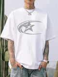 Men's solid-colour pure cotton short sleeve t-shirt in Japanese retro style.