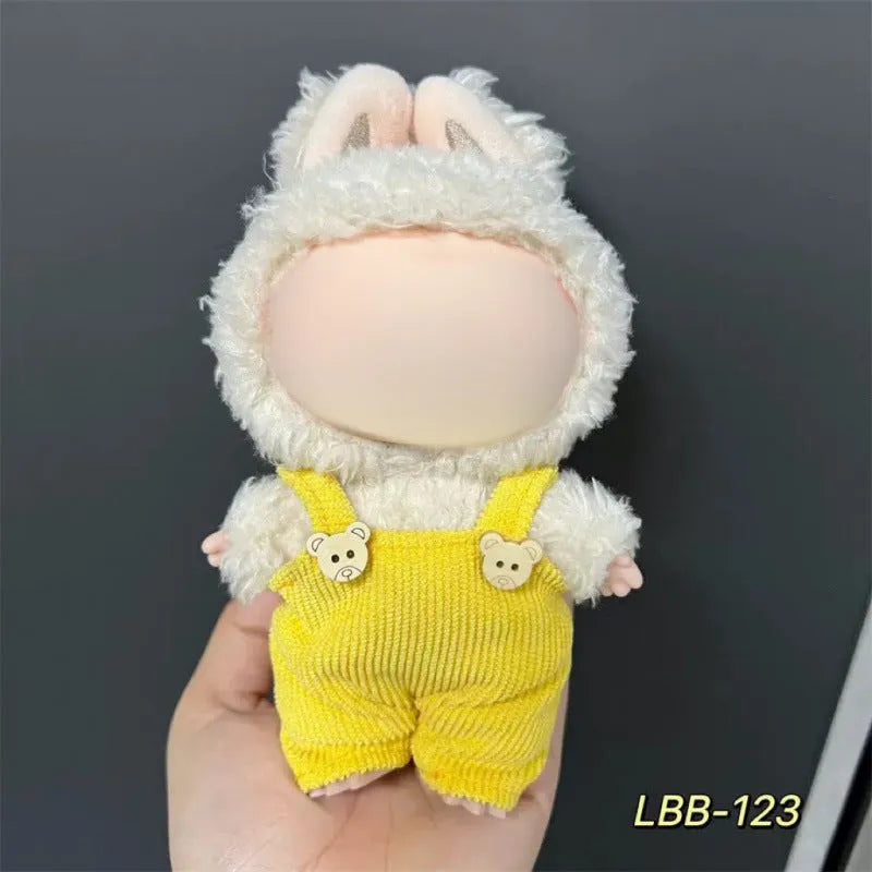 Plastic doll costume for 17cm tall vinyl figurines with LBB series style options