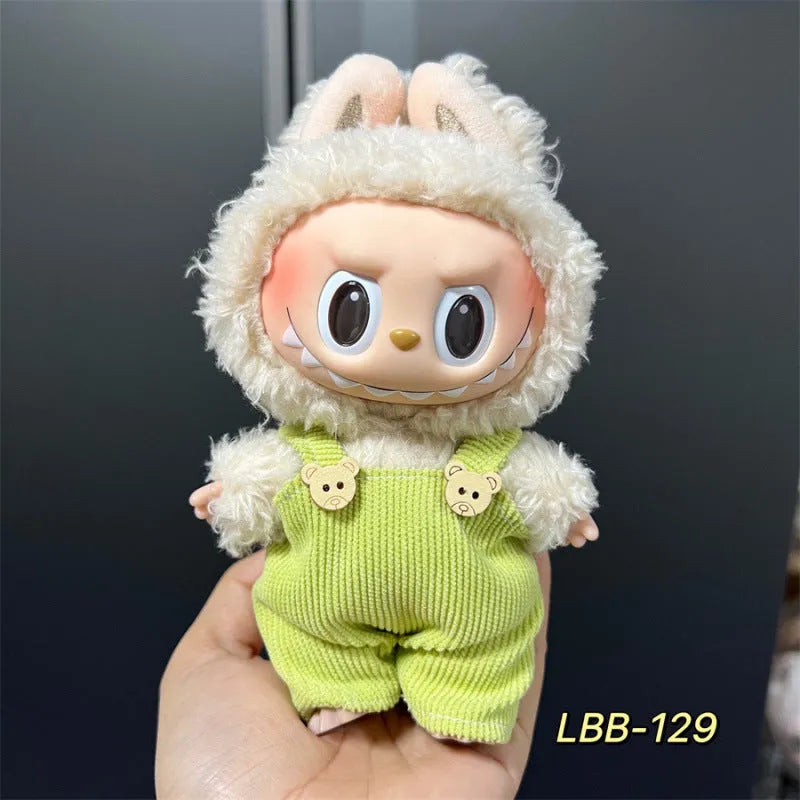 Plastic doll costume for 17cm tall vinyl figurines with LBB series style options