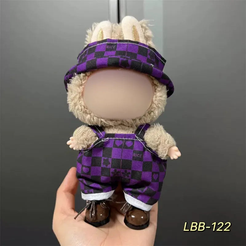 Plastic doll costume for 17cm tall vinyl figurines with LBB series style options