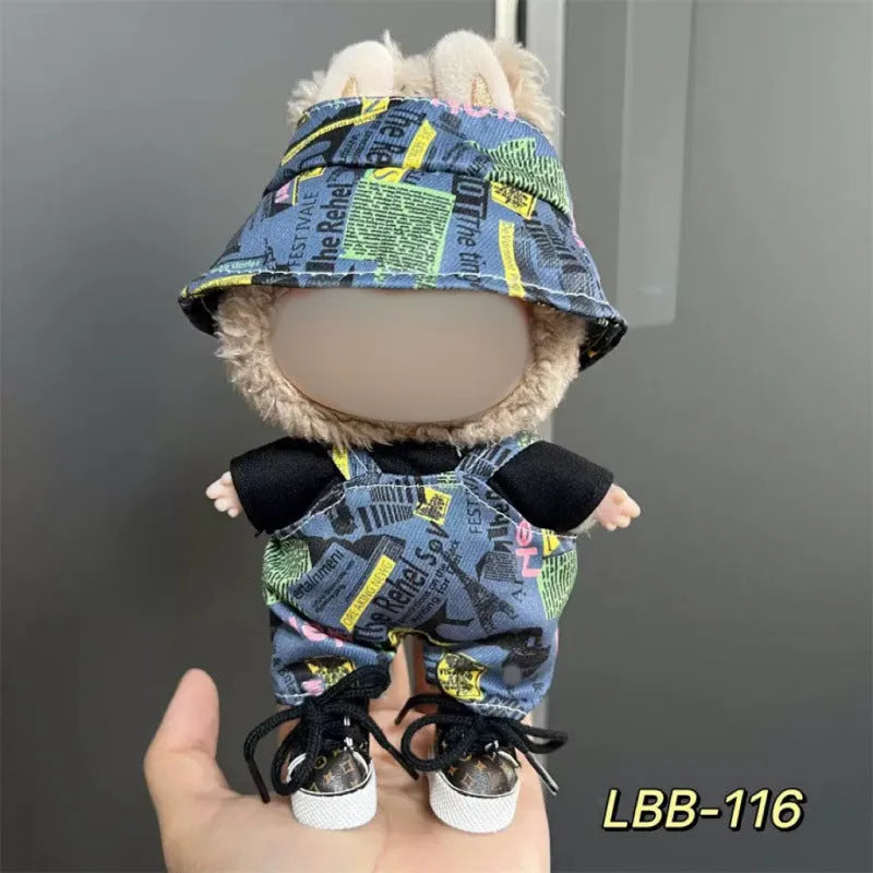 Plastic doll costume for 17cm tall vinyl figurines with LBB series style options