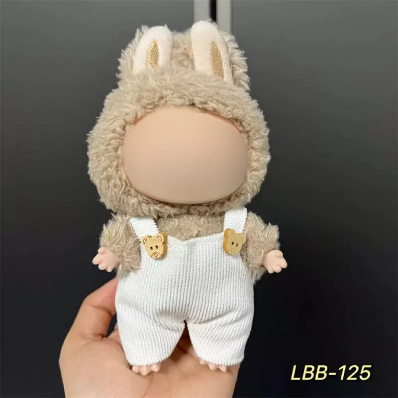 Plastic doll costume for 17cm tall vinyl figurines with LBB series style options