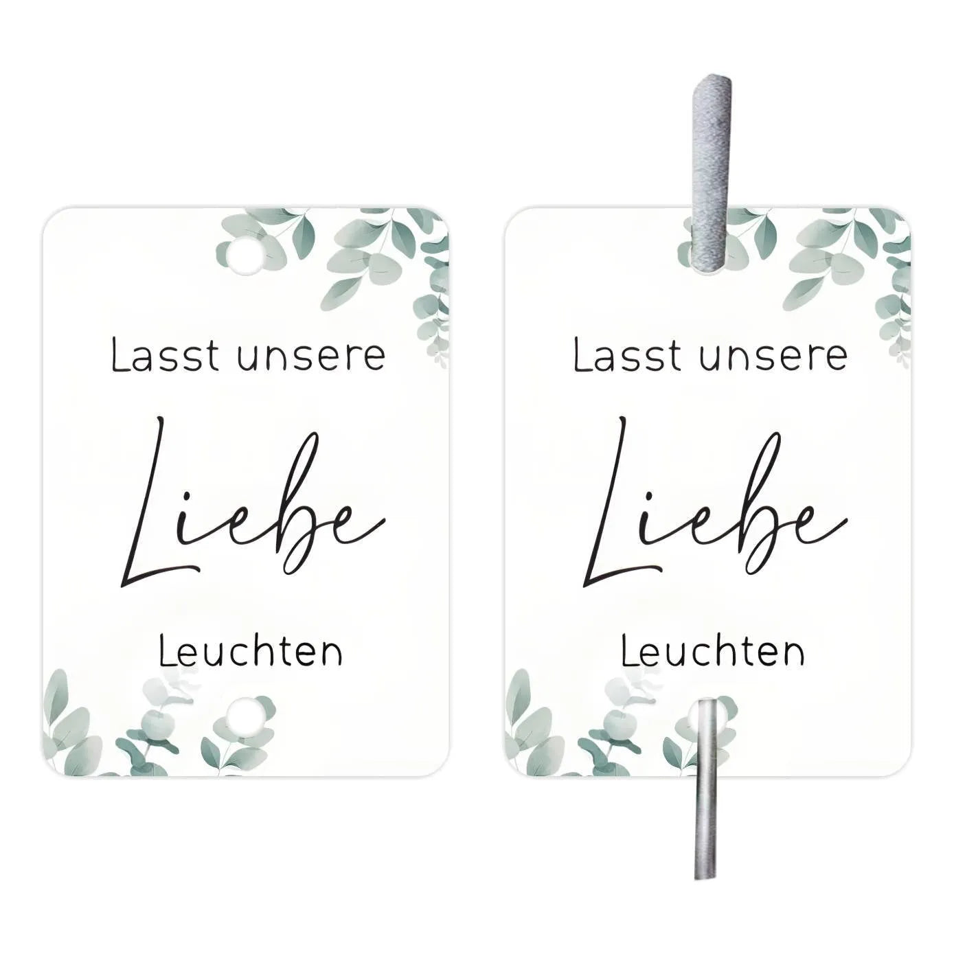 G45 style white card decorative labels, 50 sheets in set, for wedding baptism communion decoration