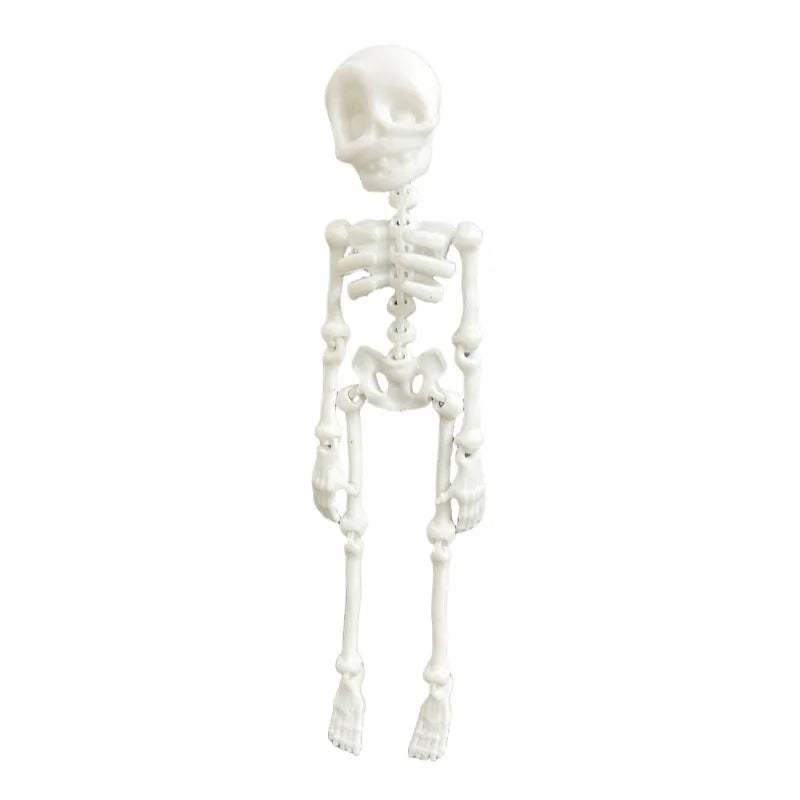 3D printed PLA skull refrigerator magnet in modern art style, 18cm high