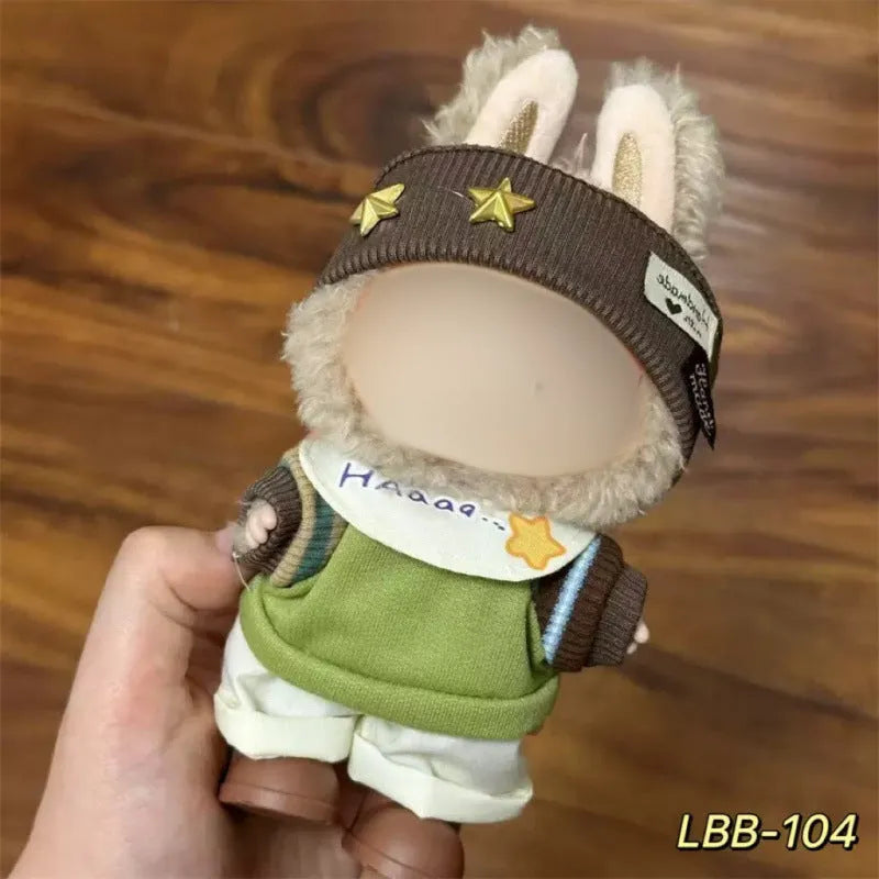 Plastic doll costume for 17cm tall vinyl figurines with LBB series style options