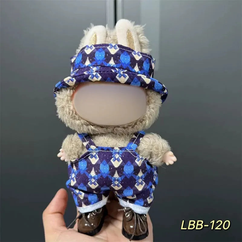 Plastic doll costume for 17cm tall vinyl figurines with LBB series style options