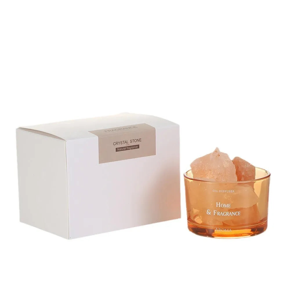 Girls' room perfume crystal diffuser with ten 20ml essential oil bottles in various scents