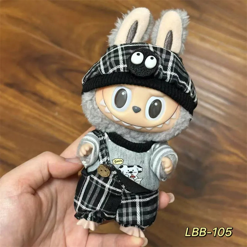 Plastic doll costume for 17cm tall vinyl figurines with LBB series style options