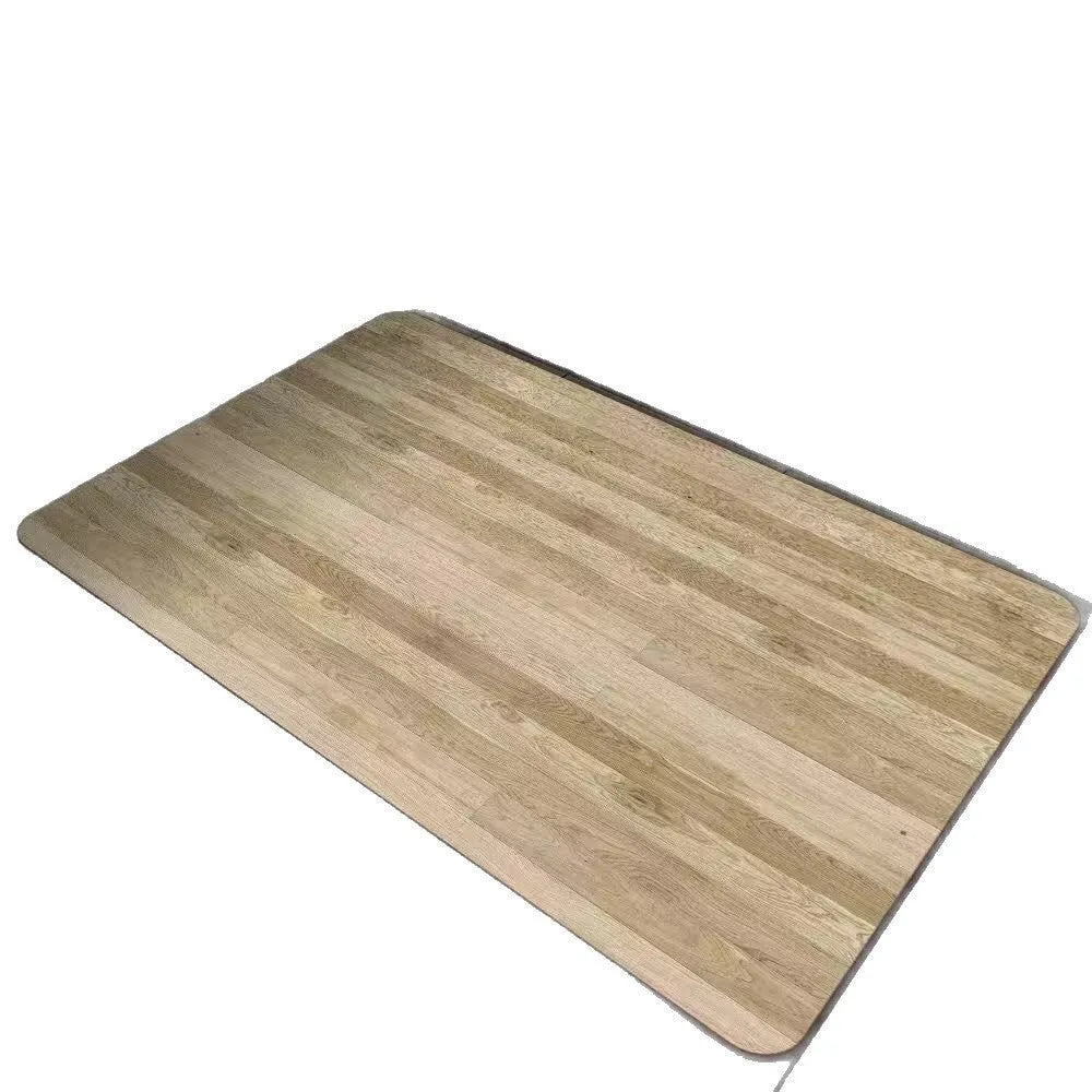 American style diatomite washroom floor mat with wood grain pattern on bathroom tiles