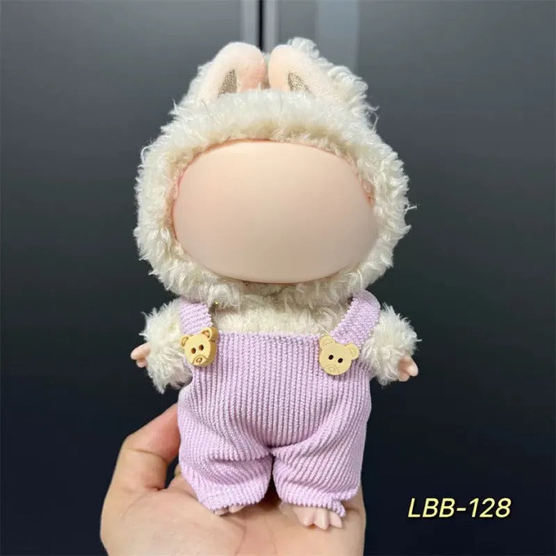 Plastic doll costume for 17cm tall vinyl figurines with LBB series style options