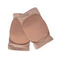 Ballet dance knee pads in skin colour or black options with size range from XS to XL for knee protection