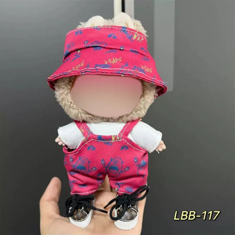 Plastic doll costume for 17cm tall vinyl figurines with LBB series style options