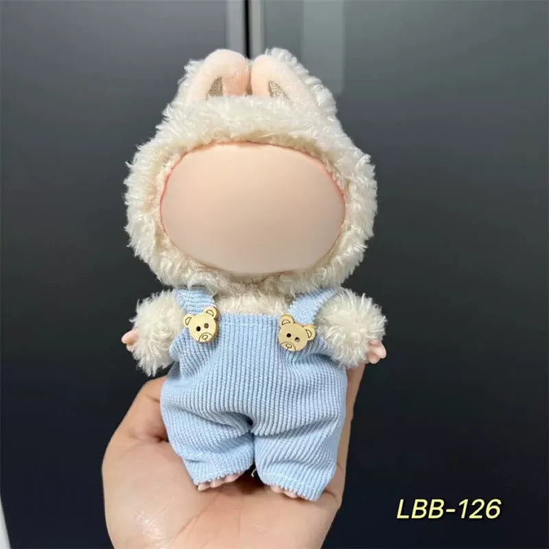 Plastic doll costume for 17cm tall vinyl figurines with LBB series style options