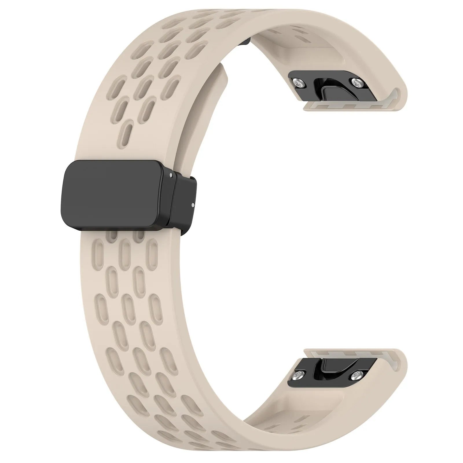 Quick-release watch strap for Fenix 8 and Fenix 7 Pro watches in various colours showing porous texture and included screwdriver tool.