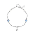 Pearl fishtail bracelet with irregular asymmetric bow in alloy
