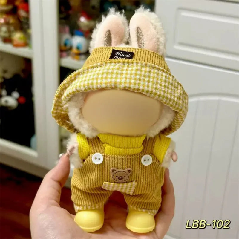 Plastic doll costume for 17cm tall vinyl figurines with LBB series style options
