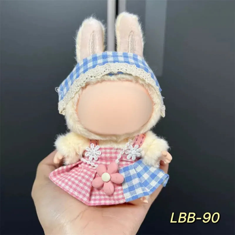 Plastic doll costume for 17cm tall vinyl figurines with LBB series style options