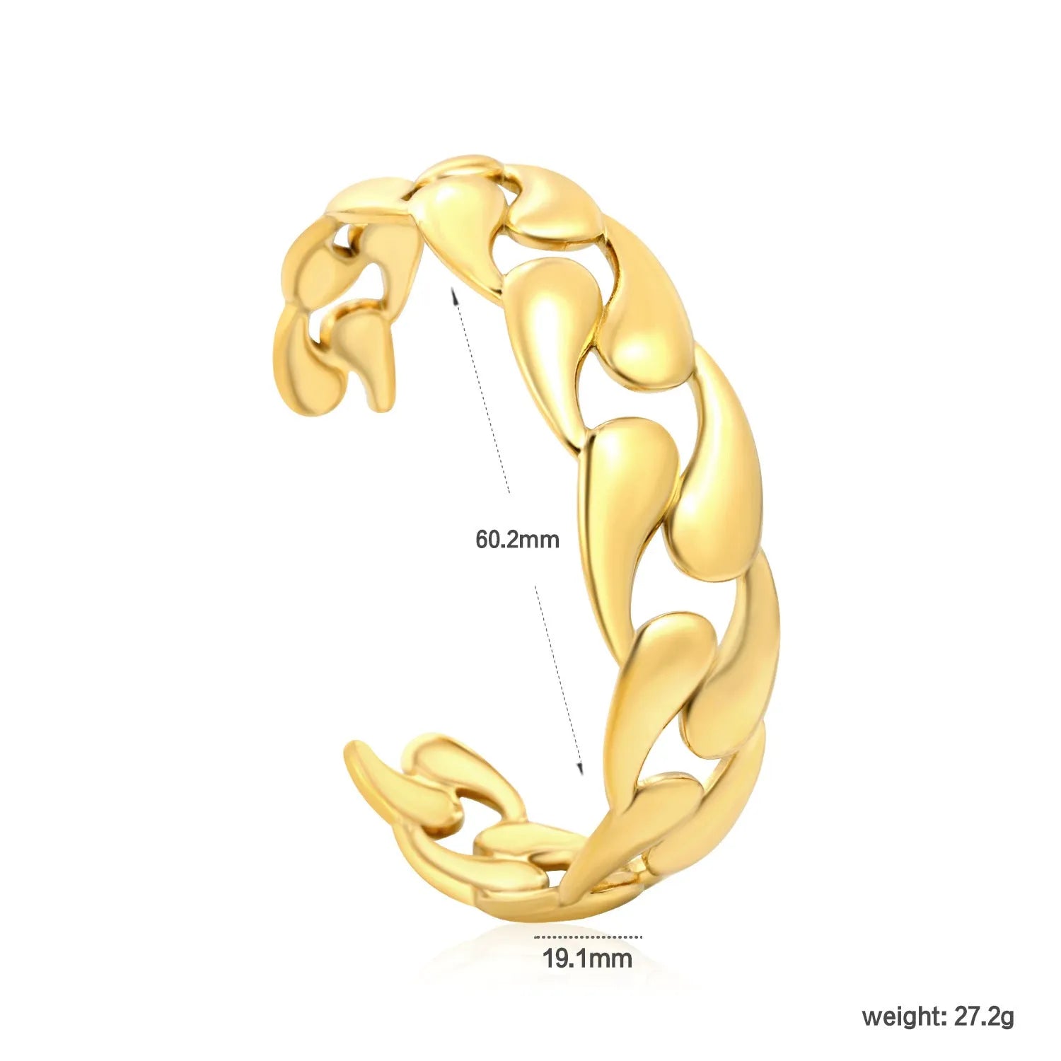 Men's stainless steel alloy bracelet with adjustable clasp in three colour variations