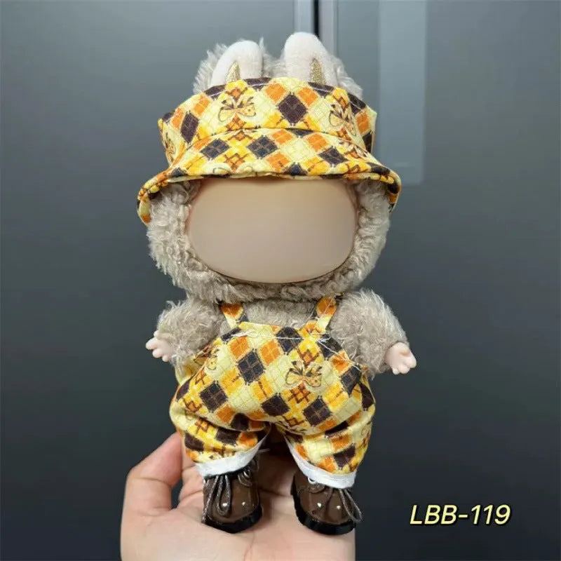 Plastic doll costume for 17cm tall vinyl figurines with LBB series style options