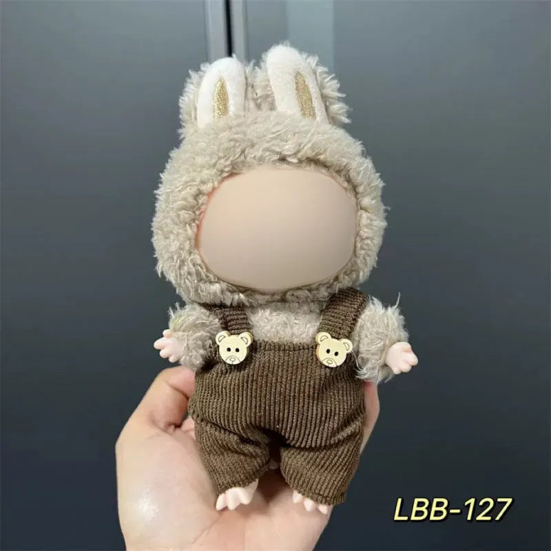 Plastic doll costume for 17cm tall vinyl figurines with LBB series style options