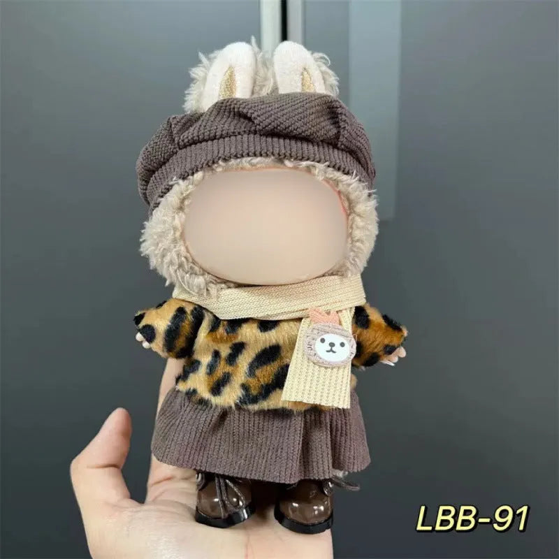 Plastic doll costume for 17cm tall vinyl figurines with LBB series style options