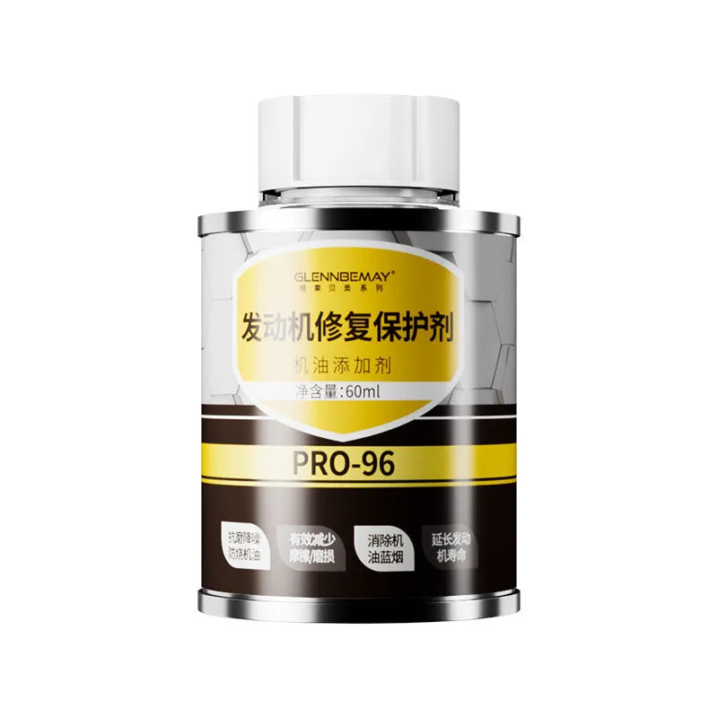 60ml engine oil anti-wear additive in container with white cap for vehicle maintenance