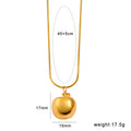 Women's stainless steel fruit pendant necklace with colourful fruit charm designs