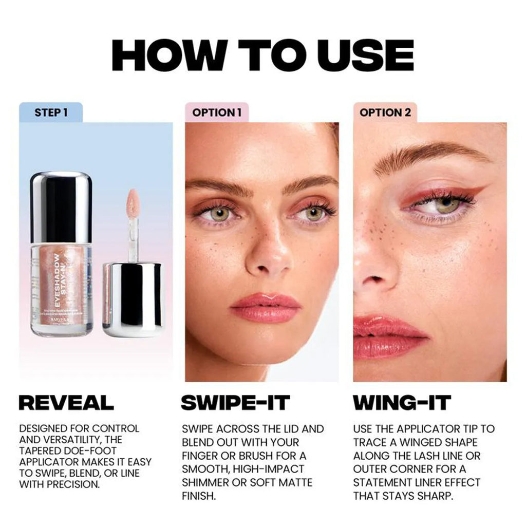 Silky liquid eye shadow bottle in colour classification BN7115-01, festival-style brightening formula.