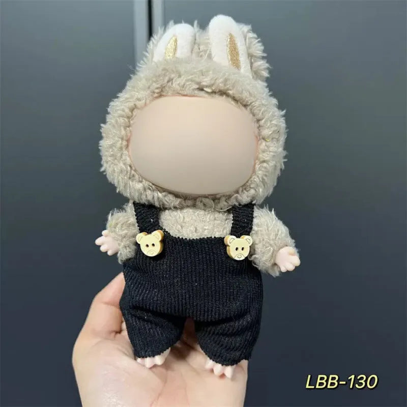 Plastic doll costume for 17cm tall vinyl figurines with LBB series style options