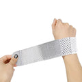 High elastic breathable athletic wristguard in black, grey, or pink colour for wrist support.