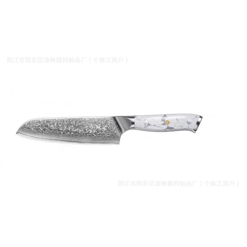 Damascus Special Household Combined Chef's Knife with 21cm VG10 steel blade and 11cm handle