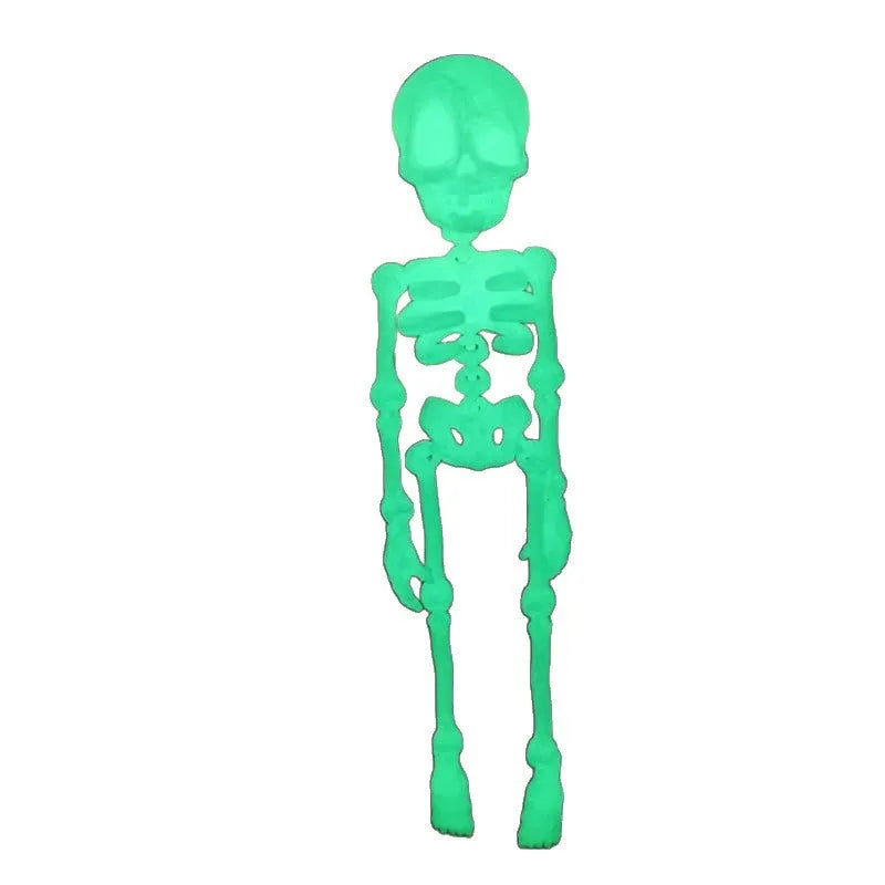 3D printed PLA skull refrigerator magnet in modern art style, 18cm high